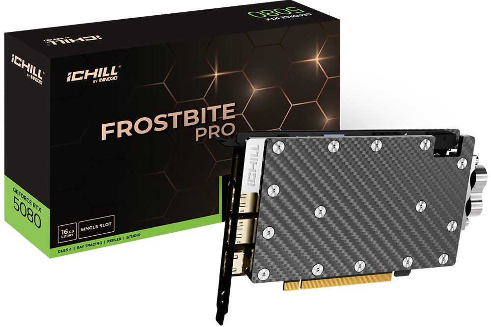GeForce RTX 5080 iCHILL Frostbite PRO