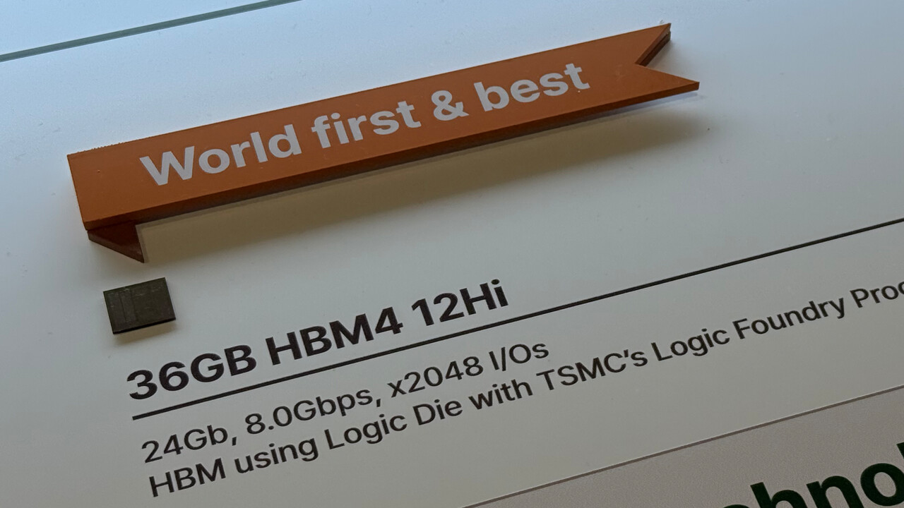 500 US-Dollar pro Stapel: SK Hynix erhöht HBM4-Preis wohl um 70 Prozent