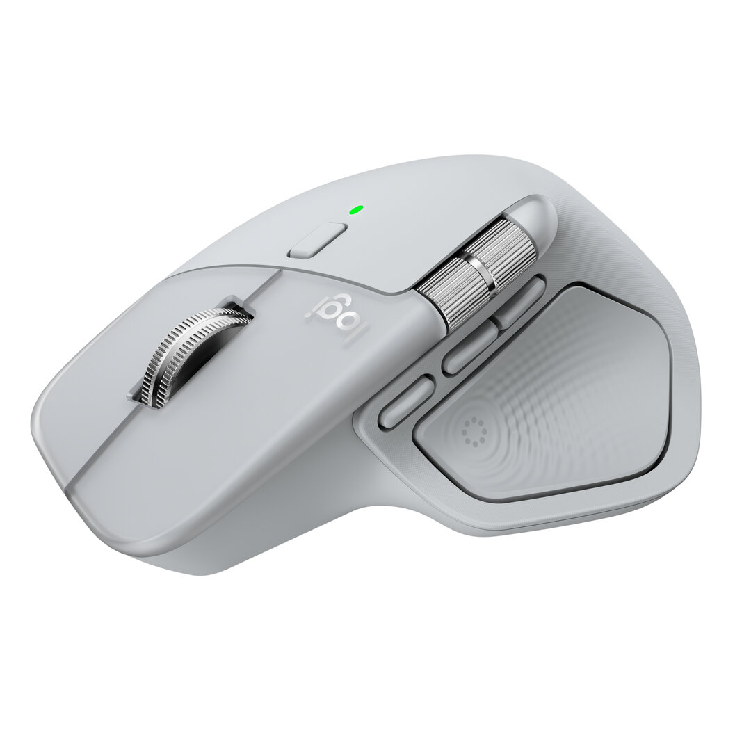 Die neue Logitech MX Master 4 in Silver White