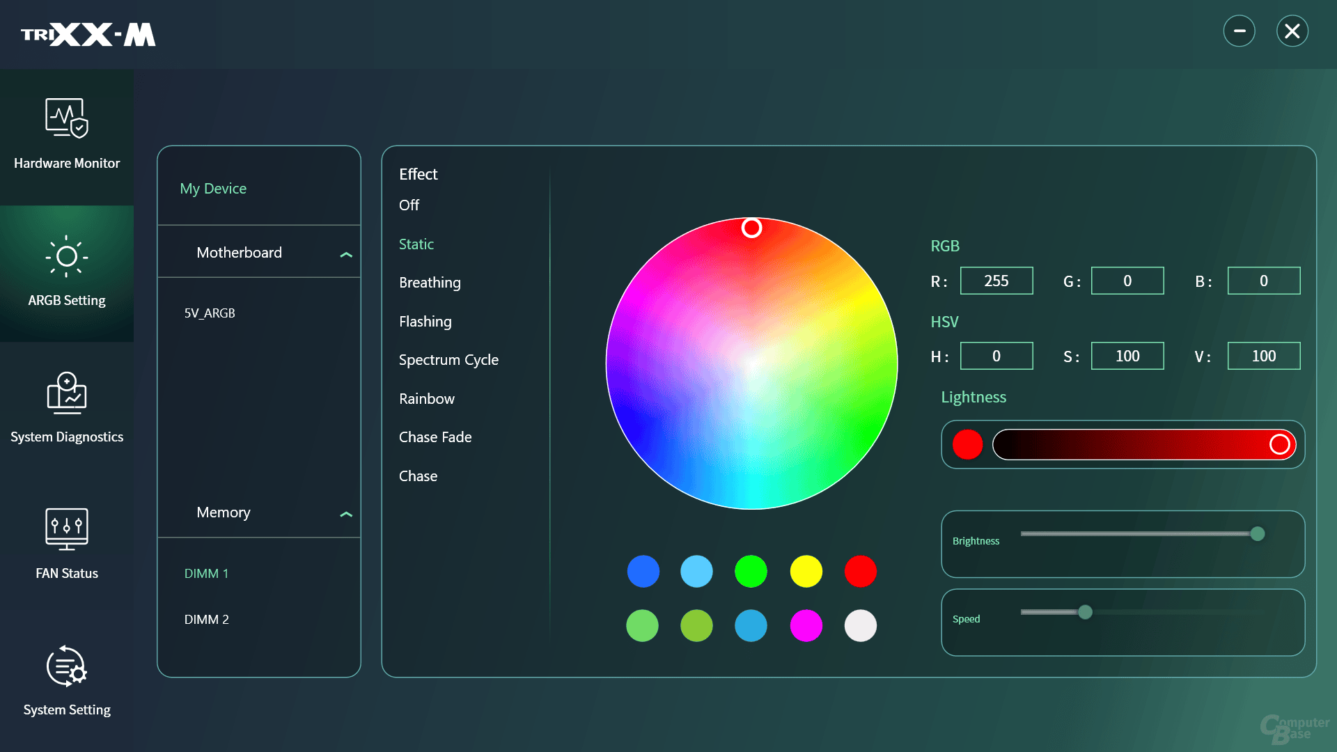 Sapphires TriXX-M-Software im Einsatz