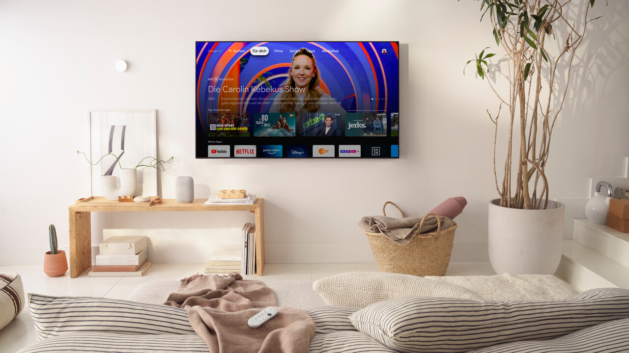 Gemini: KI-Assistent nun auch in Google TV integriert