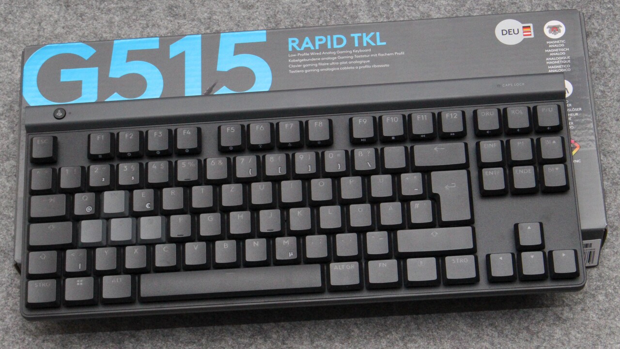 Logitech G515 Rapid TKL im Test: So gut waren flache Taster selten