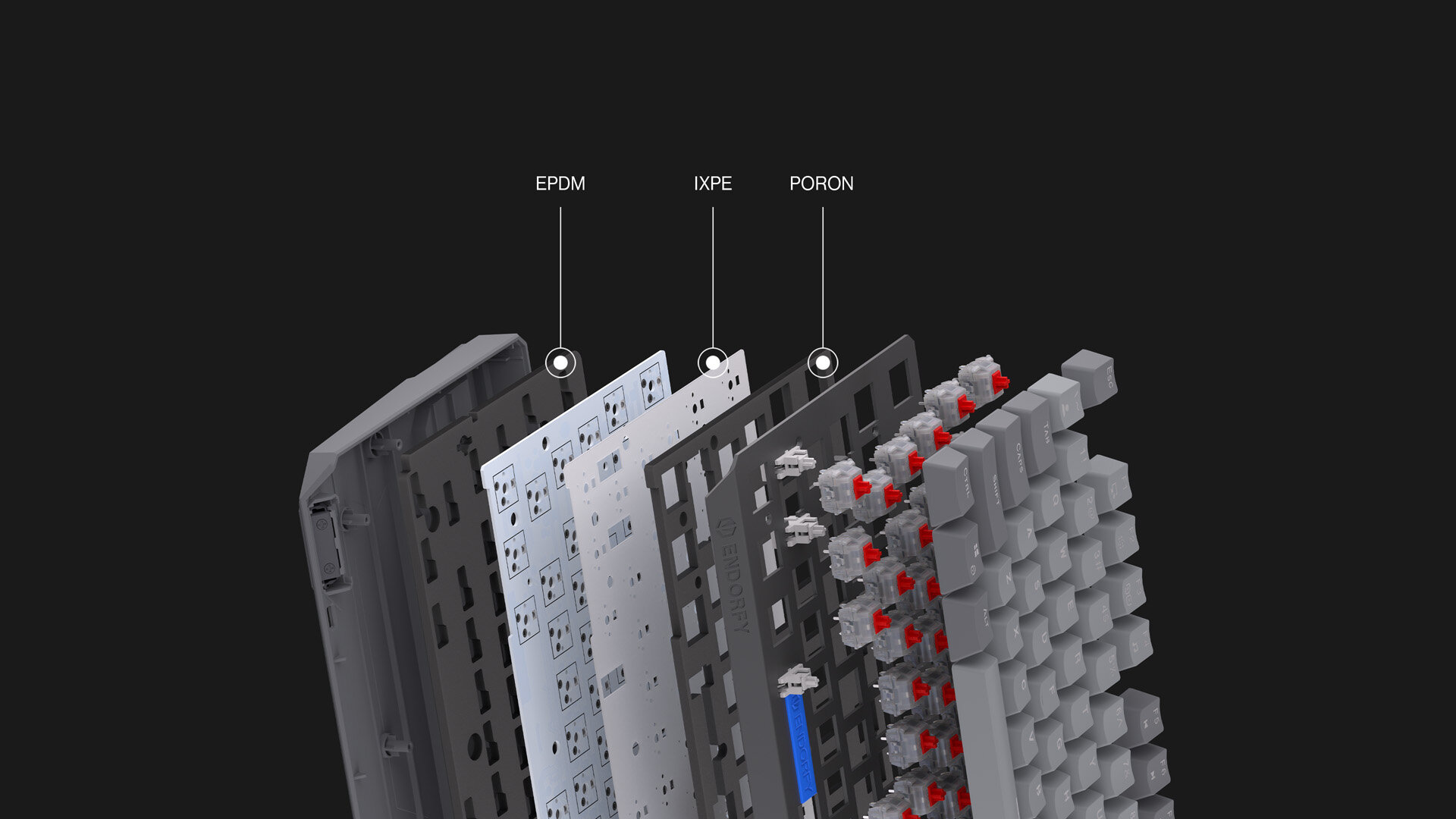 Aufbau der Endorfy Thock V2 (TKL)