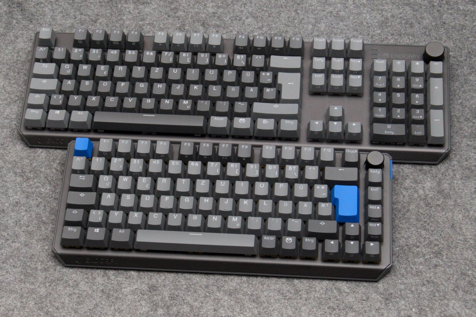 Die Thock V2 gibt es im Fullsize- (oben), Tenkeyless- und 75%-Format (unten)