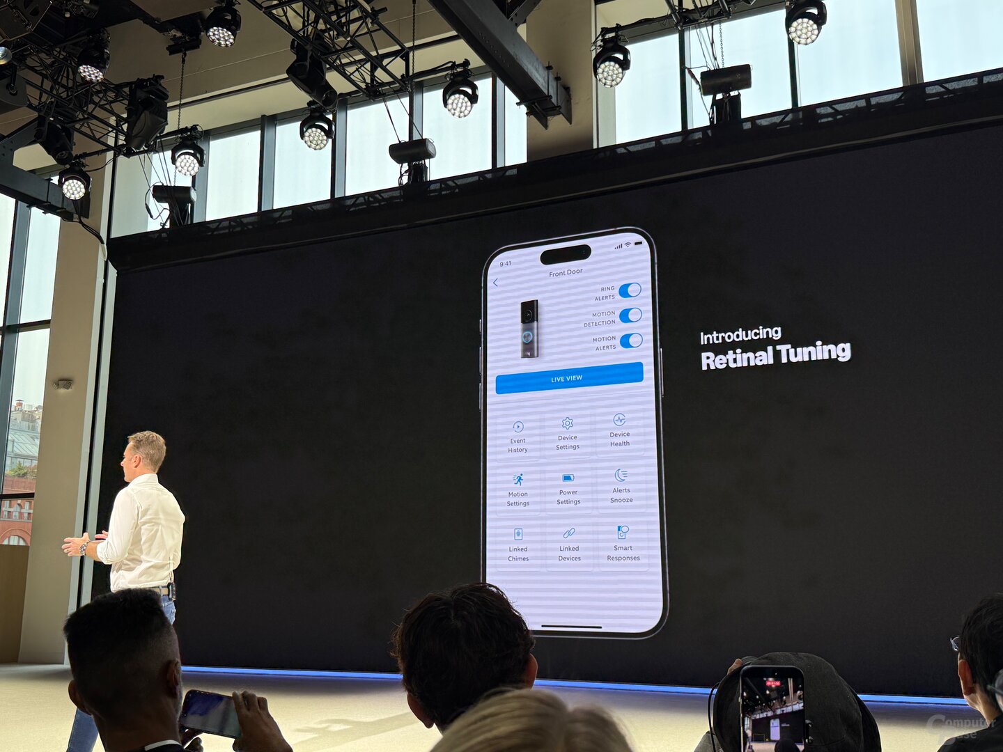 Ring-Vorstellung auf dem Amazon Devices & Services Event 2025 in New York