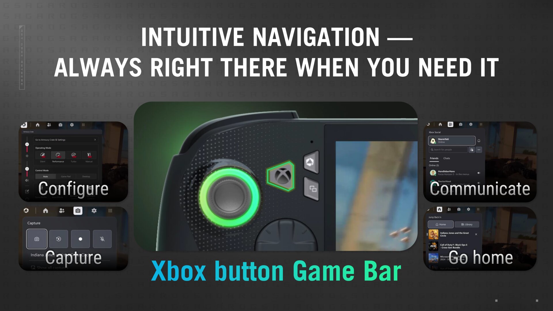 Das ROG Xbox Ally (X) kommt mit den bekannten Xbox-Buttons