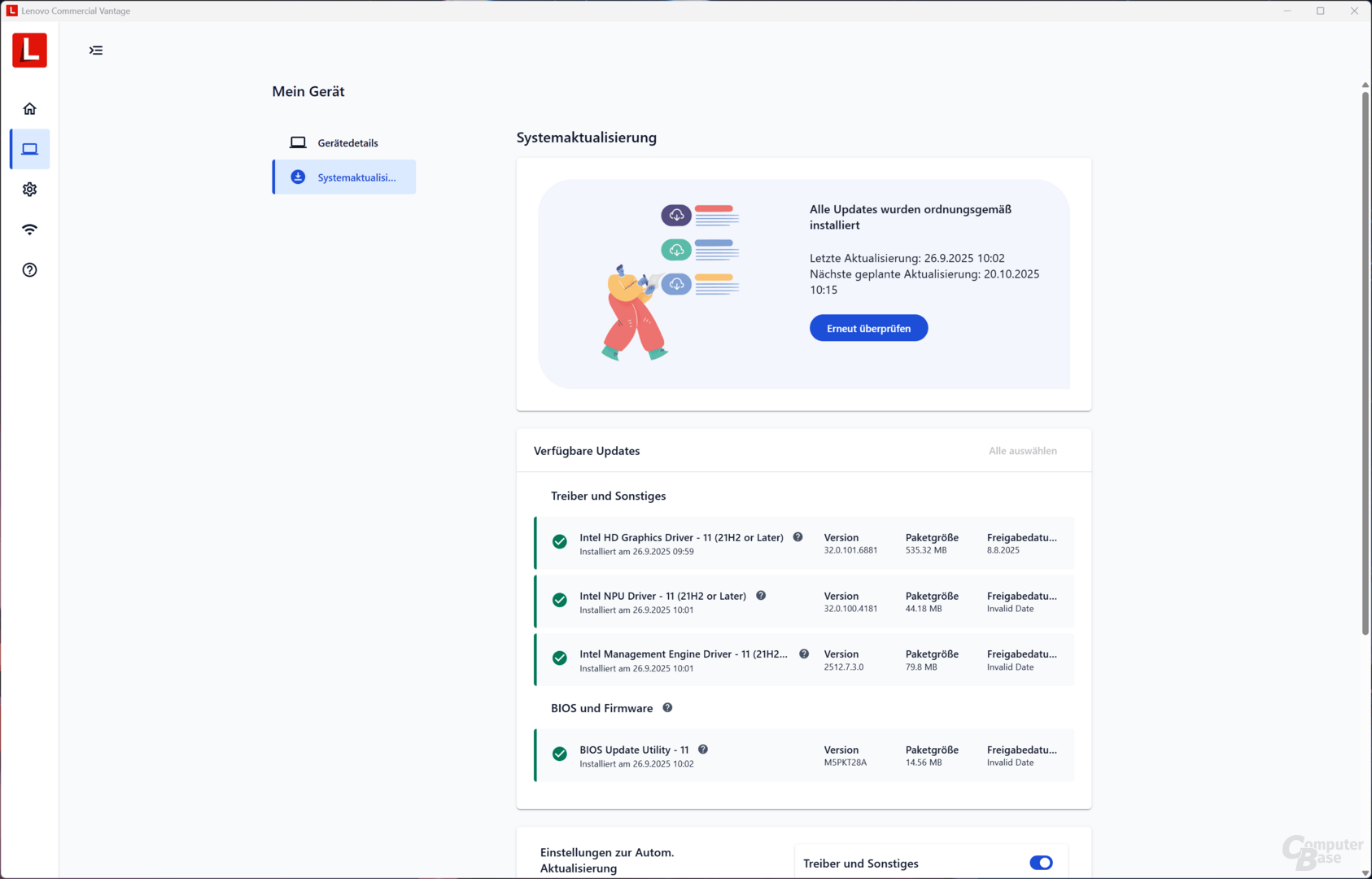 Lenovo ThinkCentre M90q Gen 6 im Einsatz