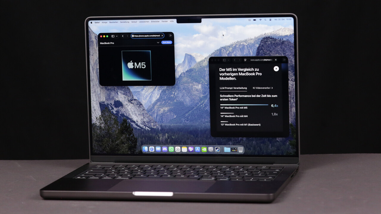 MacBook Pro mit M5 im Test: Apple verteidigt eindrucksvoll die Single-Core-Krone