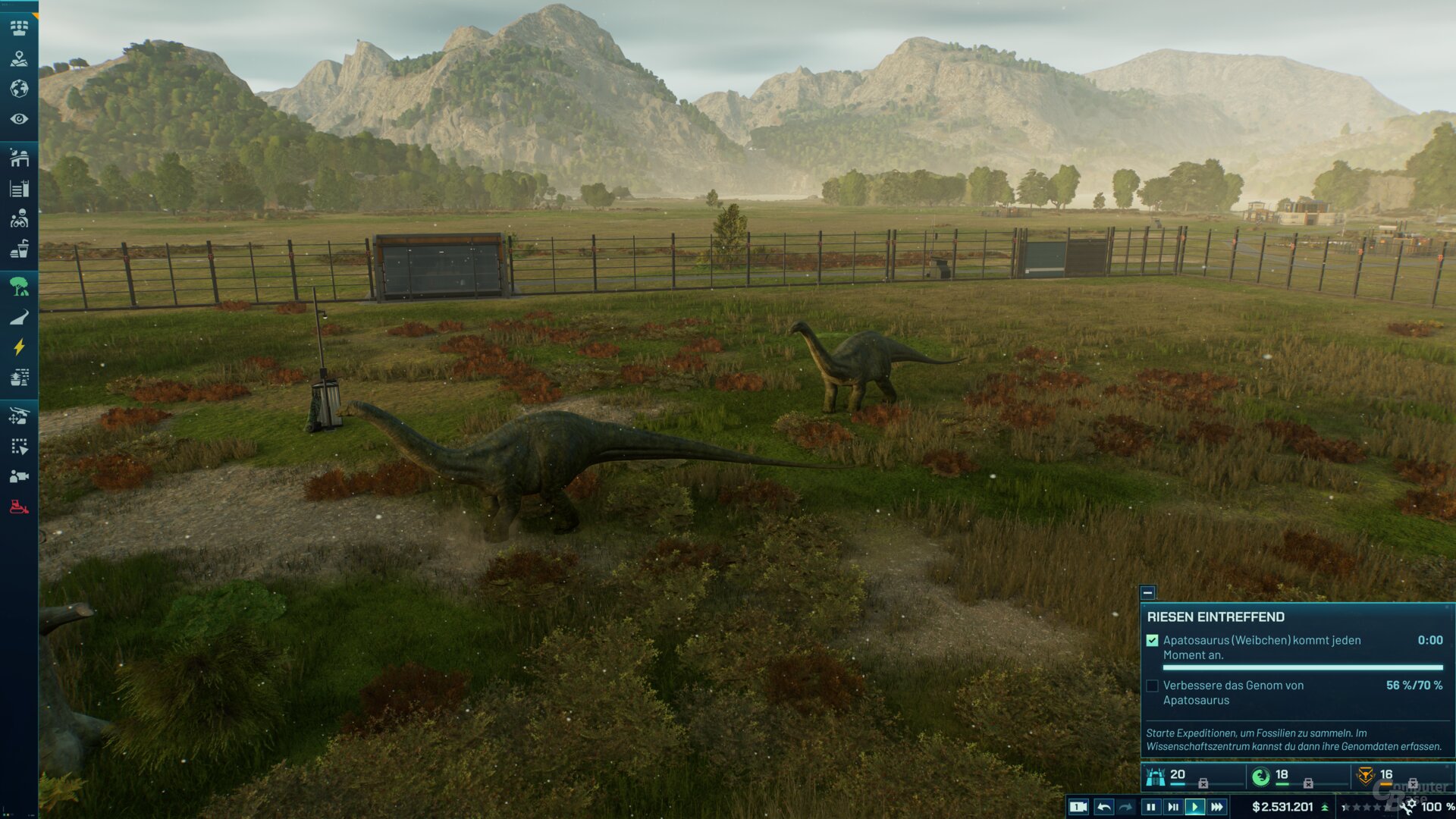 Jurassic World Evolution 3 im Benchmark-Test