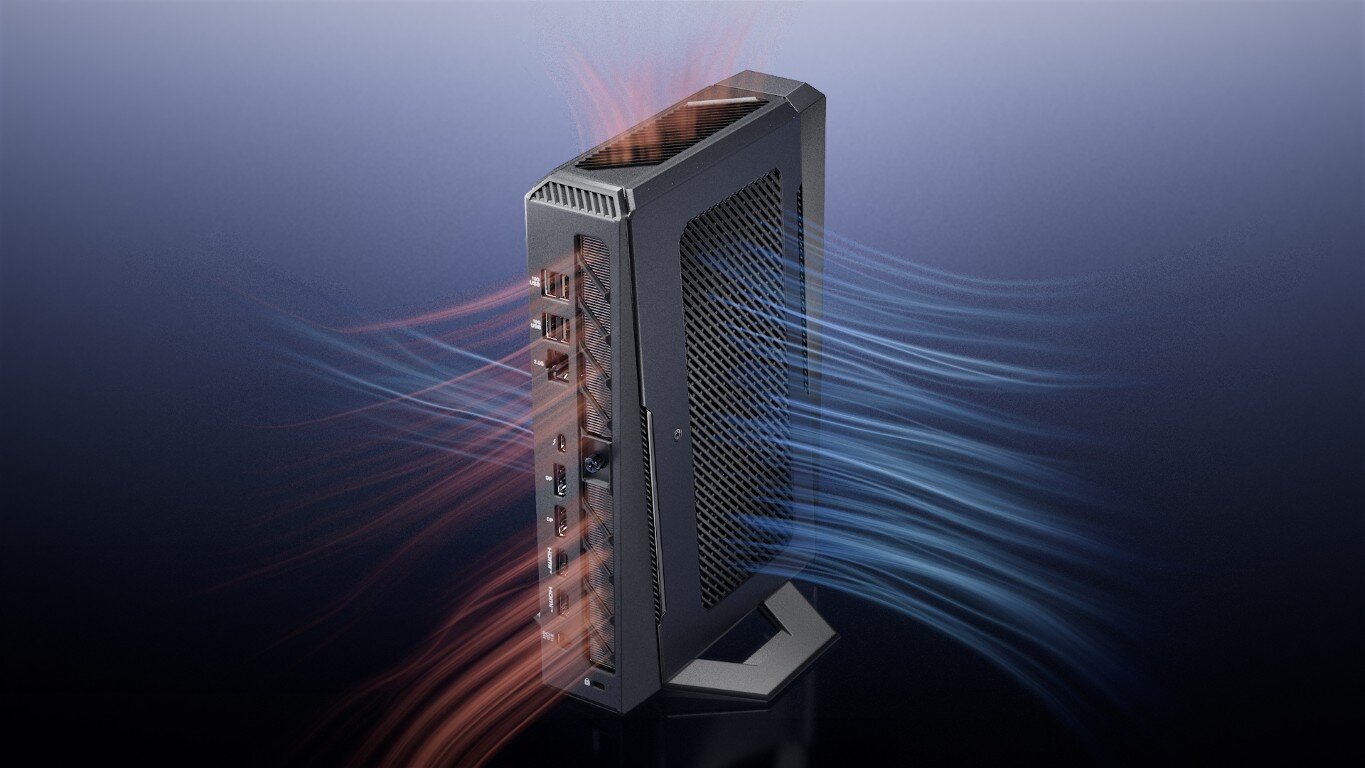 So wird der Asus NUC 15 Performance mit be- und entlüftet