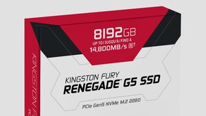 Fury Renegade G5 SSD: Auch Kingston erhöht auf 8 TB mit höchstem Durchsatz