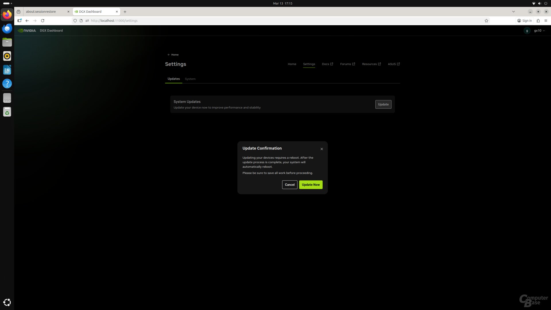 Mit der aktuellesten Firmware sinkt die Leistungsaufnahme im Leerlauf