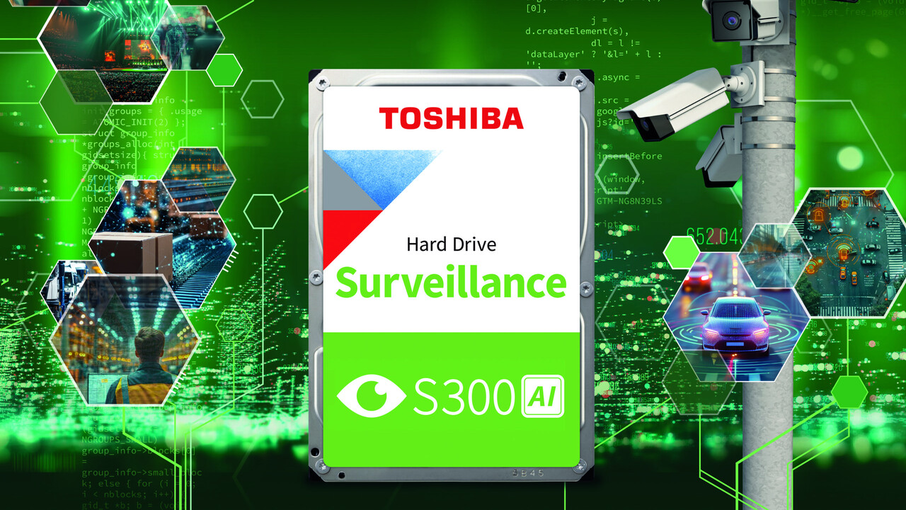 Toshiba S300 AI: Neue HDD-Serie für KI-gestützte Videoüberwachung Toshiba S300 AI: Neue HDD-Serie für KI-gestützte Videoüberwachung