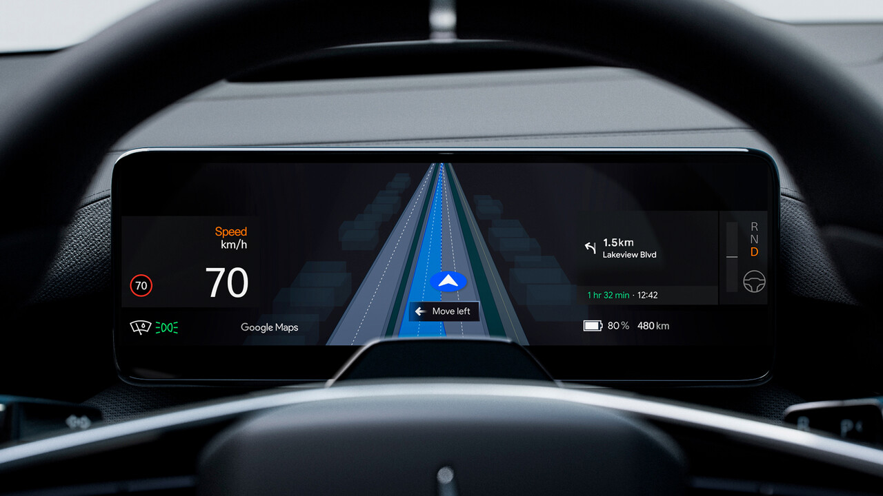 Polestar 4: Google Maps erhält Live-Spurführung mittels Kamerazugriff