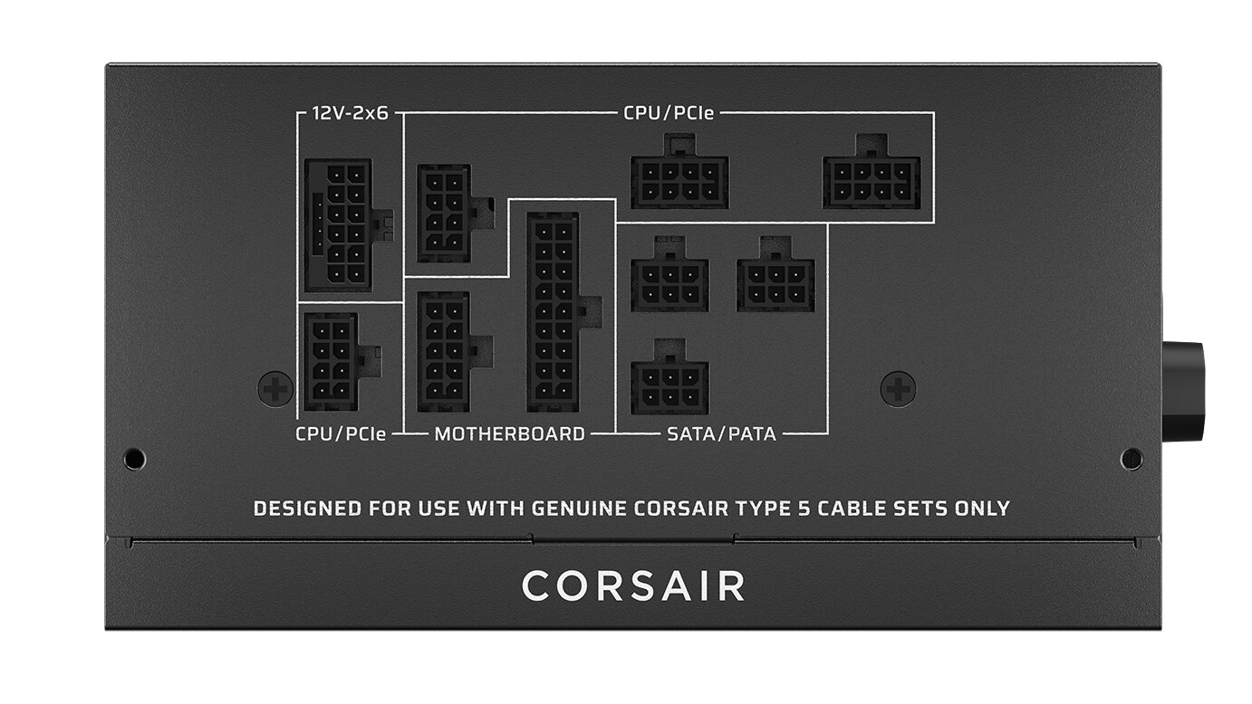 Anschlüsse des Corsair RM750x Shift 2