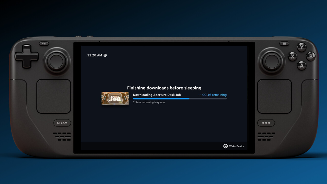 Steam Deck: Update ermöglicht Downloads bei abgeschaltetem Display