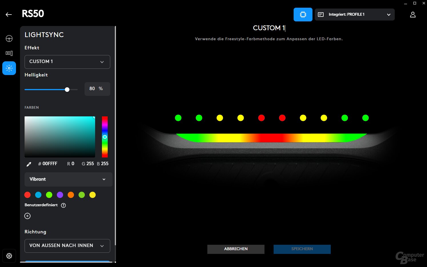 Logitech G Hub Custom LED Setup