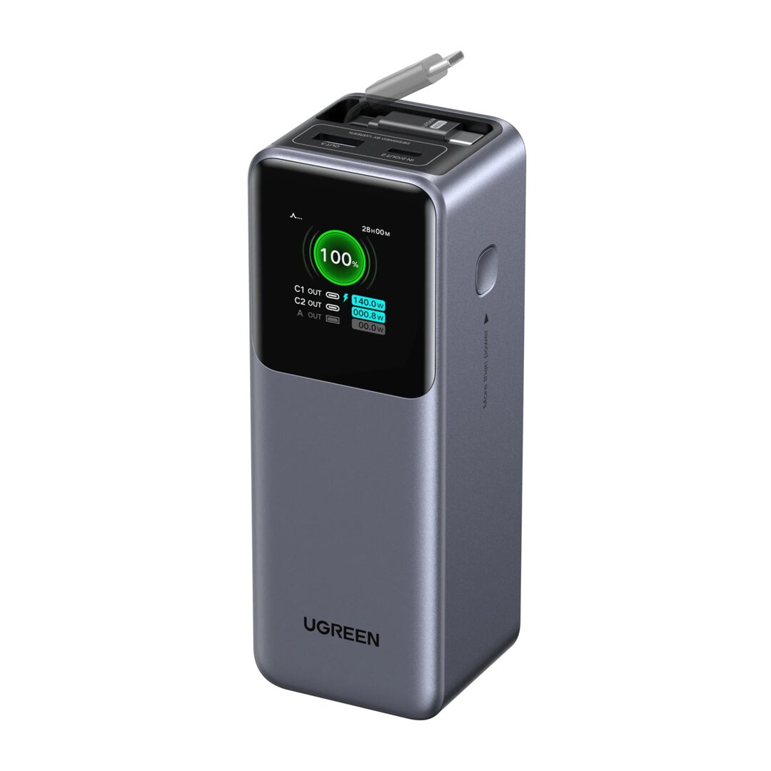 Die UGREEN Nexode Powerbank (20.000 mAh, 165 W)  ist ein wahres Leistungswunder
