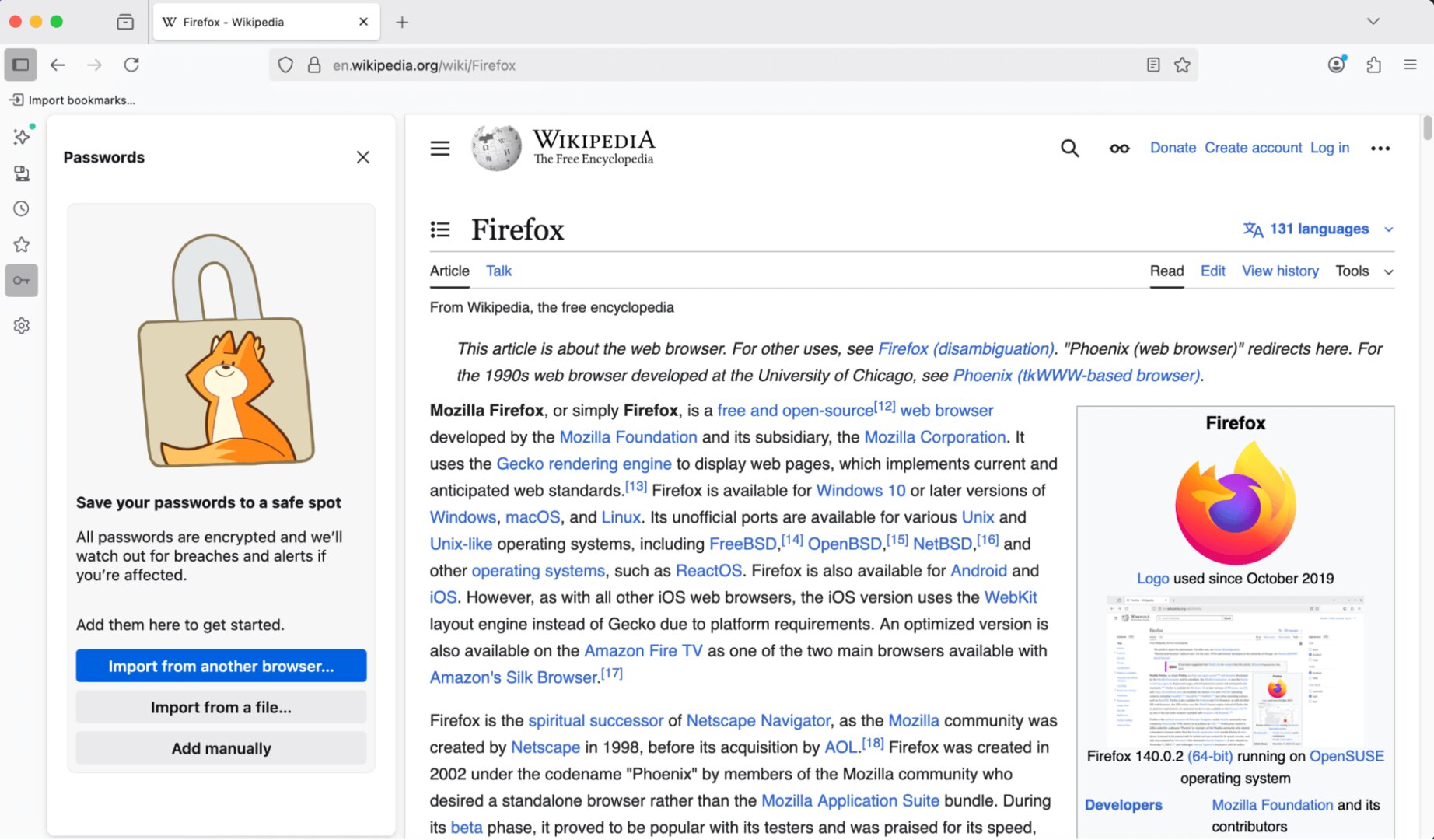 Auch die Nutzung von Passwörtern wurde verbessert