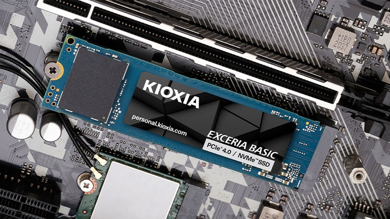 Kioxia Basic SSD: 7.300 MB/s via PCIe 4.0 sind heute nur noch Einstieg Kioxia Basic SSD: 7.300 MB/s via PCIe 4.0 sind heute nur noch Einstieg