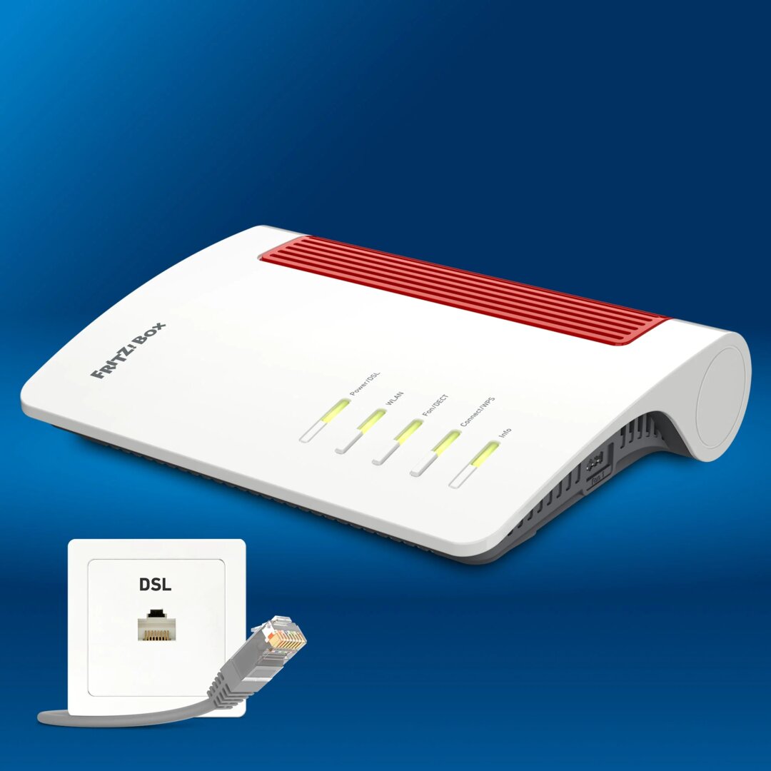 Ein aktuelles WiFi-7-Mesh-Set von Fritz!: Eine Fritz!Box 7690 (DLS) oder Fritz!Box 5690 (Glasfaser) in Kombination mit dem Fritz!Repeater 1700