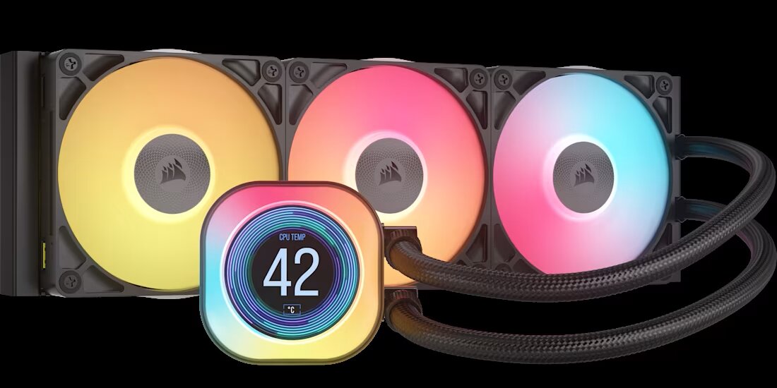 Die Corsair iCUE LINK Titan 360 RX LCD