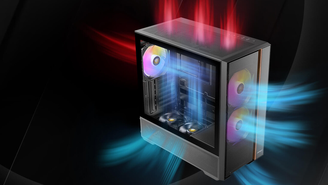 Antec Flux Rear: Mesh-Gehäuse setzt auf schöne Namen und viel Luft