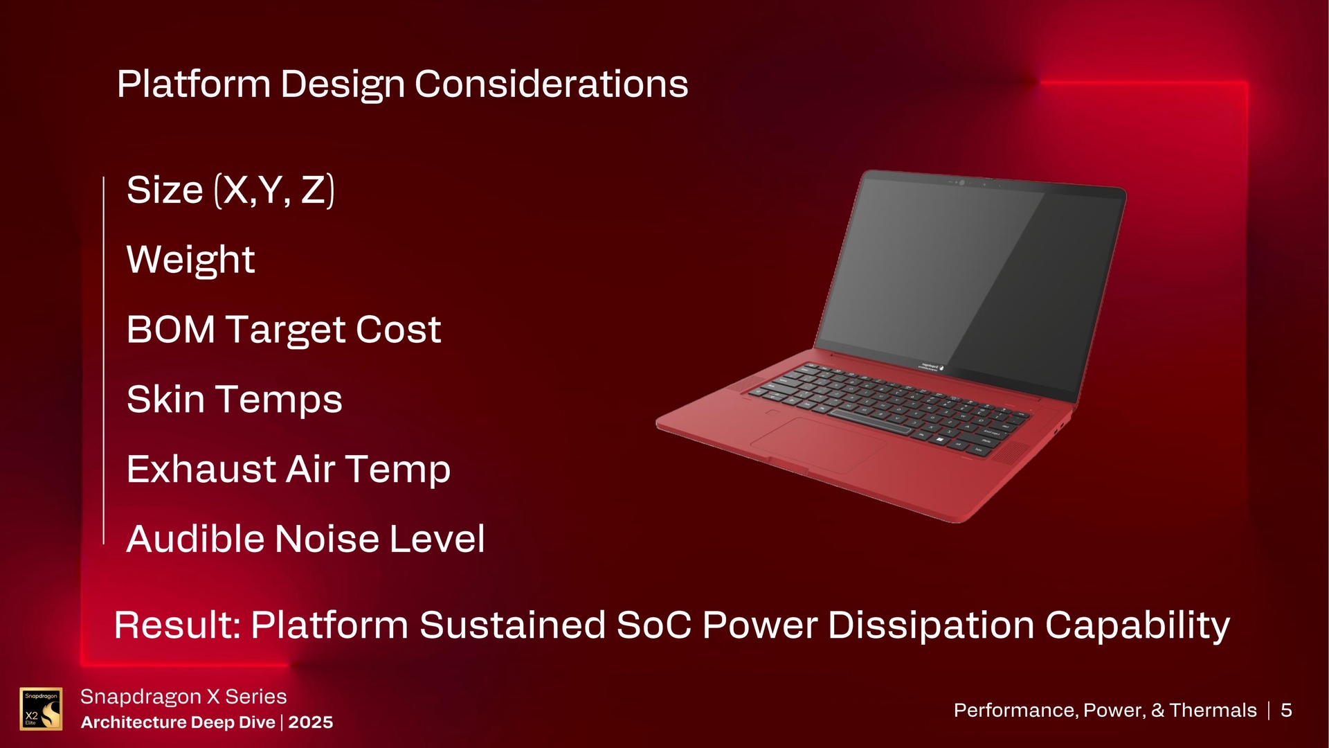Snapdragon X Series Architecture Deep Dive – Power & Thermals