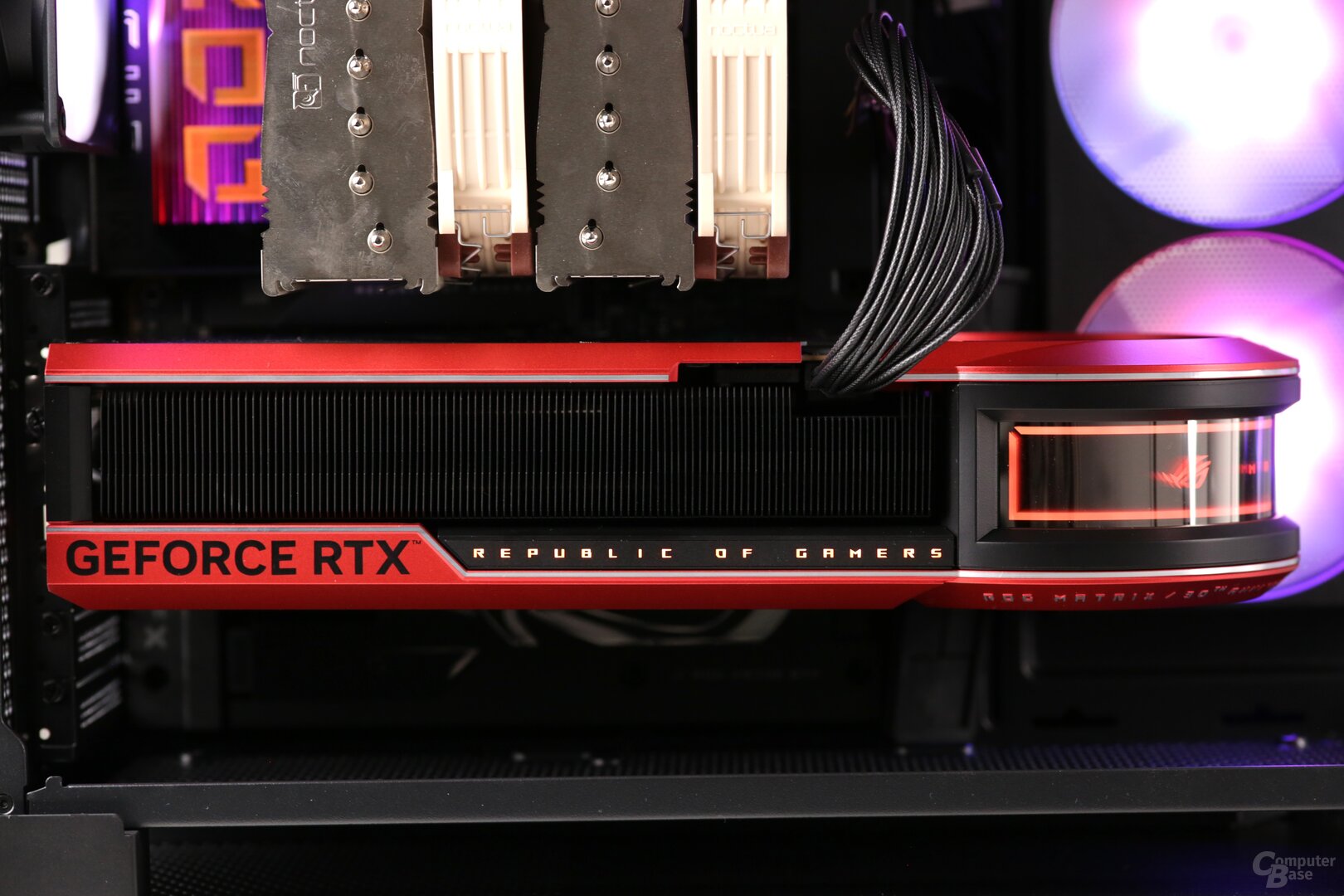 Die Asus ROG Matrix Platinum im Testsystem