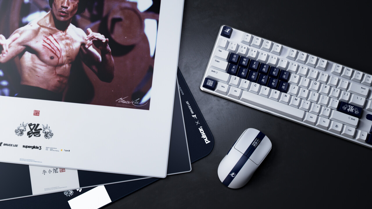 Pulsar Bruce Lee 85th Edition: Tastatur und Maus für Sammler im Martial-Arts-Stil