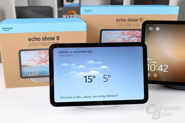 Amazon Echo Show 8 und Echo Show 11 im Test - ComputerBase