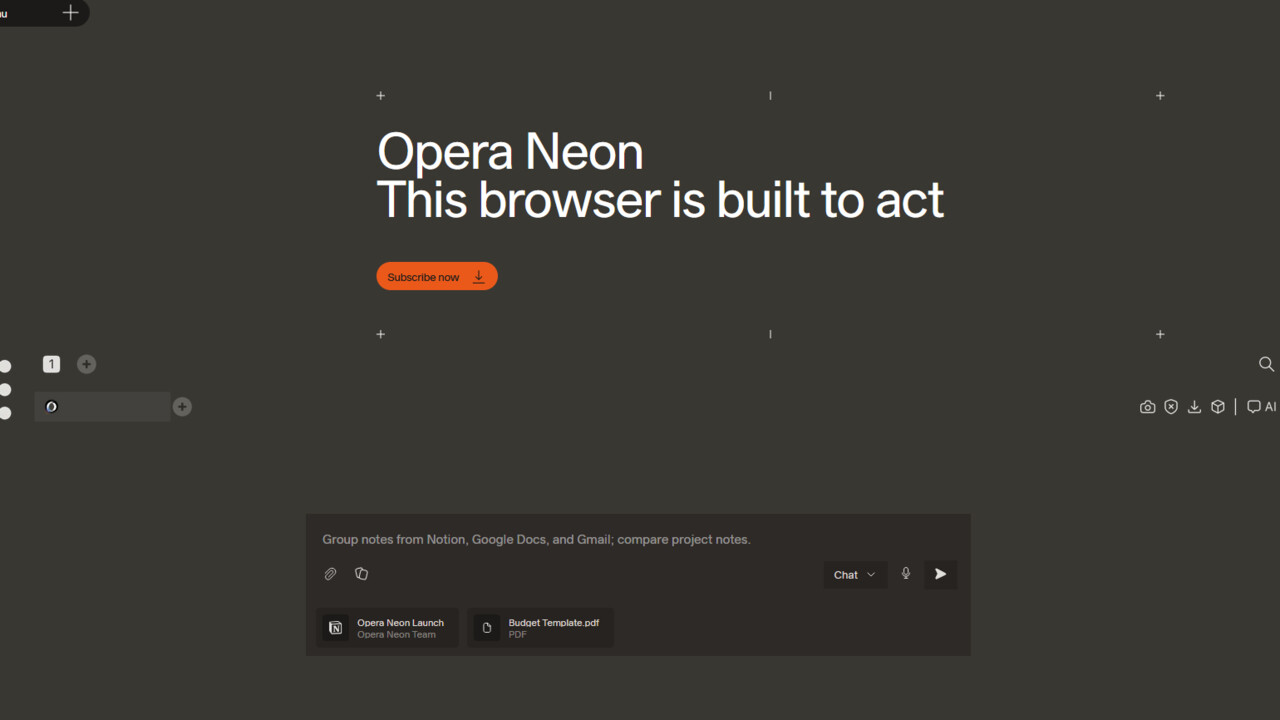 Neon für Allgemeinheit freigegeben: Operas KI-Browser kostet 20 US-Dollar im Monat