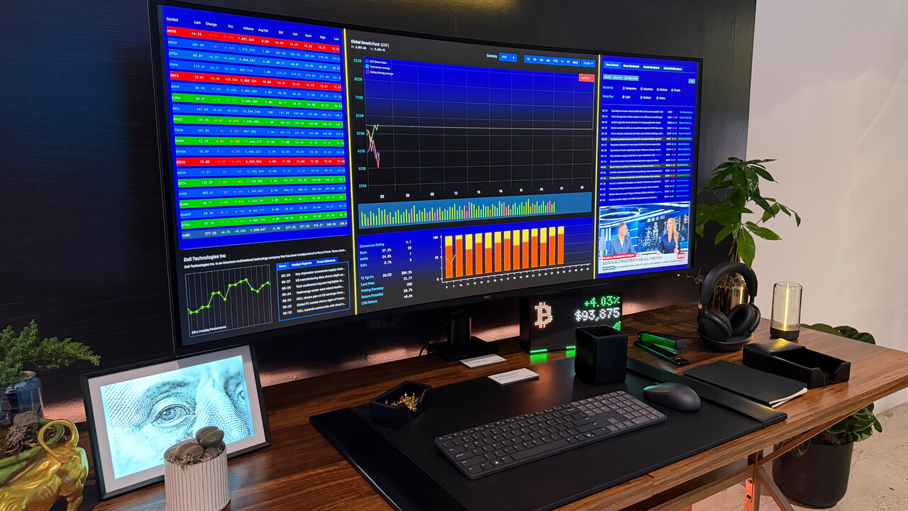 Dell UltraSharp U5226KW: Riesiger 6K-Monitor mit IPS Black ersetzt drei Displays