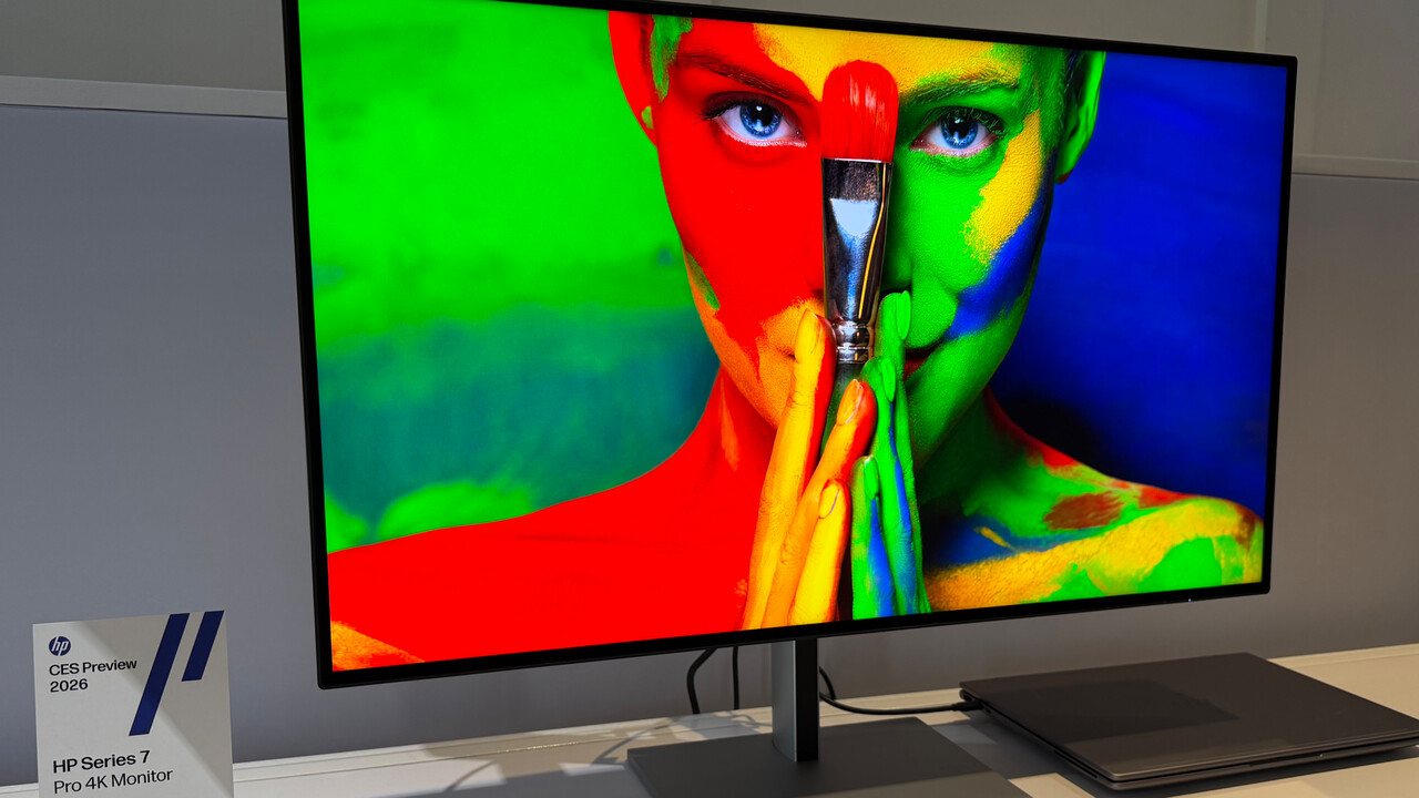 HP Series 7 Pro 4K Monitor: Hoher Kontrast dank IPS Black und viele Farben mit Neo:LED