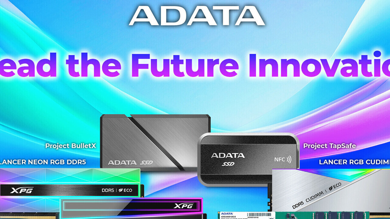 Adata auf der CES 2026: Erstes 128-GB-CUDIMM und eine SSD mit NFC-Technik Adata auf der CES 2026: Erstes 128-GB-CUDIMM und eine SSD mit NFC-Technik