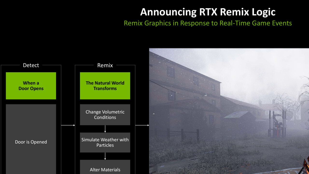 RTX Remix Logic: Nvidia liefert neues Modding-Tool für dynamische Effekte