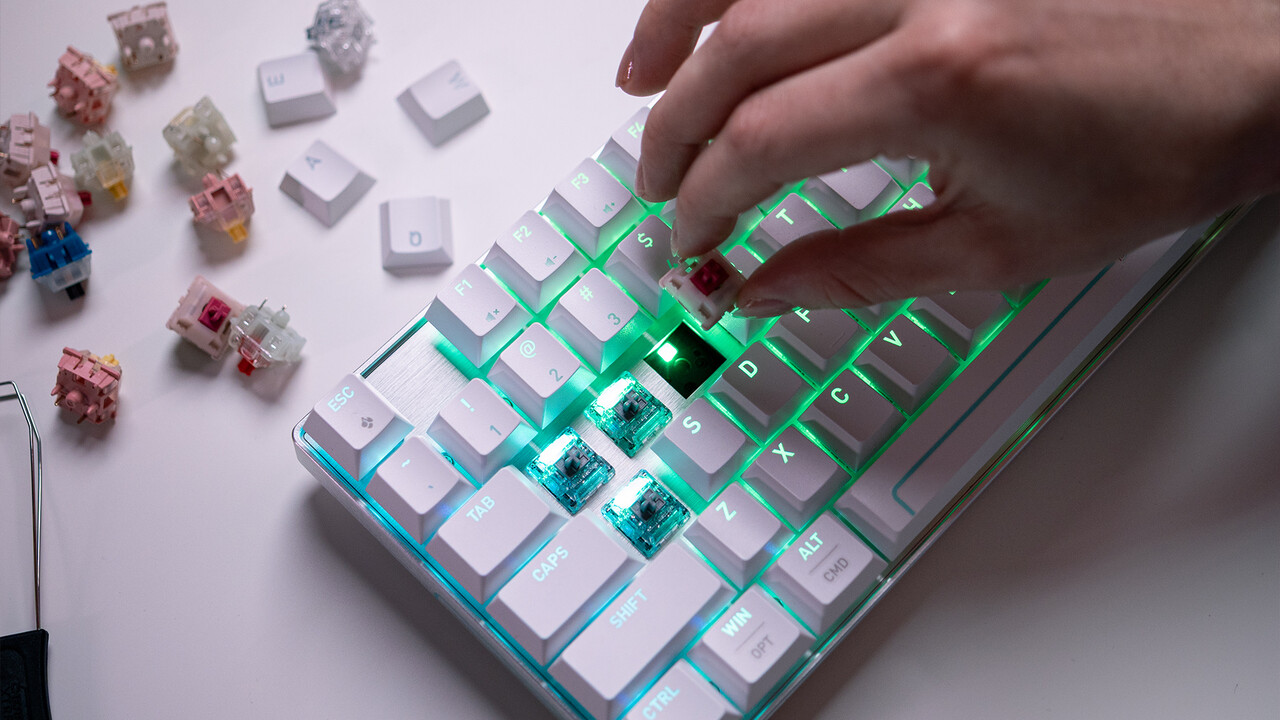 Neue Taster von Cherry Xtrfy: MK Crystal bringen TMR-Technik in MX 8.2 & K5 Pro Neue Taster von Cherry Xtrfy: MK Crystal bringen TMR-Technik in MX 8.2 & K5 Pro