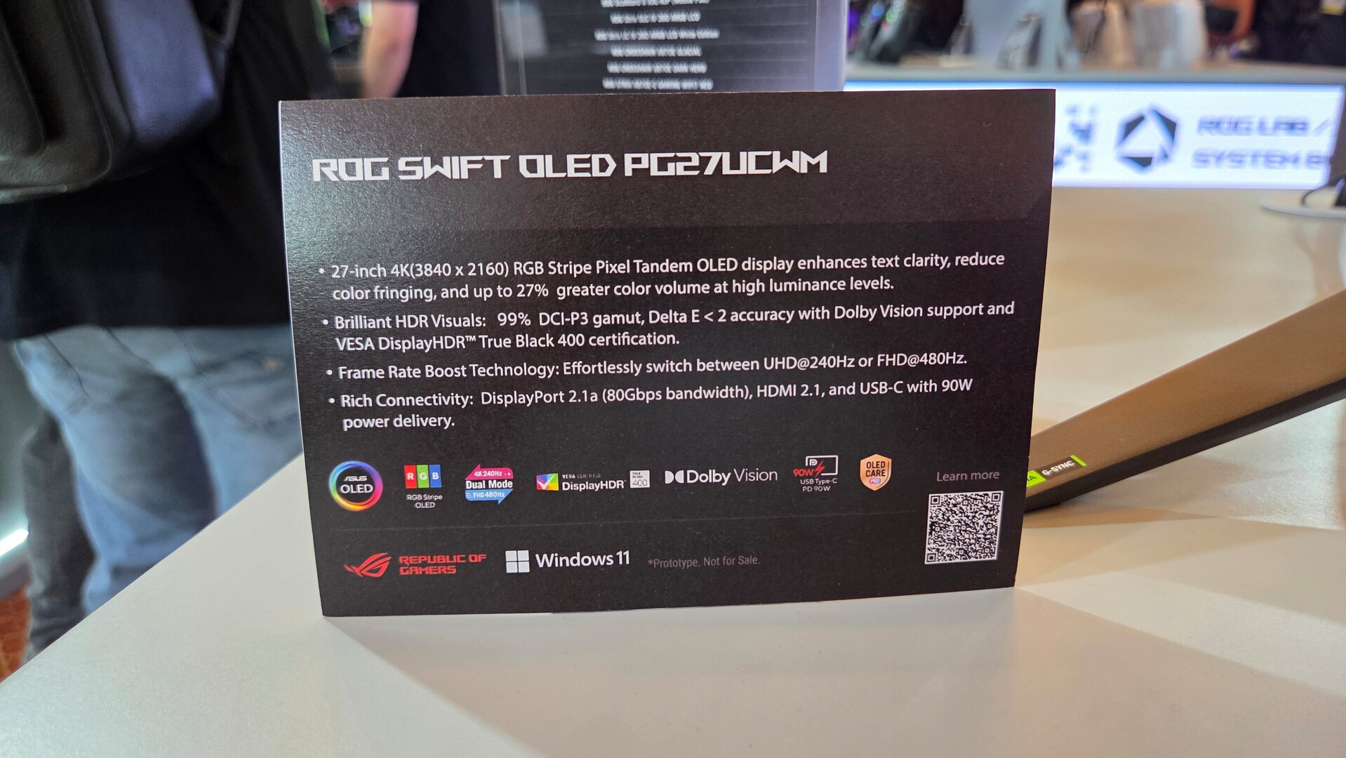 Asus ROG Swift OLED PG27UCWM