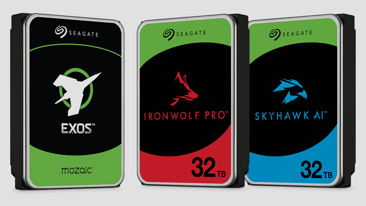 Höchste Speicherkapazität: Seagates 32-TB-HDD mit 10 Scheiben in Kürze erhältlich