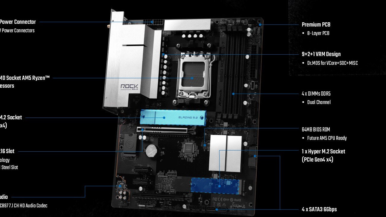 Neue Mainboards: ASRock stellt Rock-Serie im Detail vor