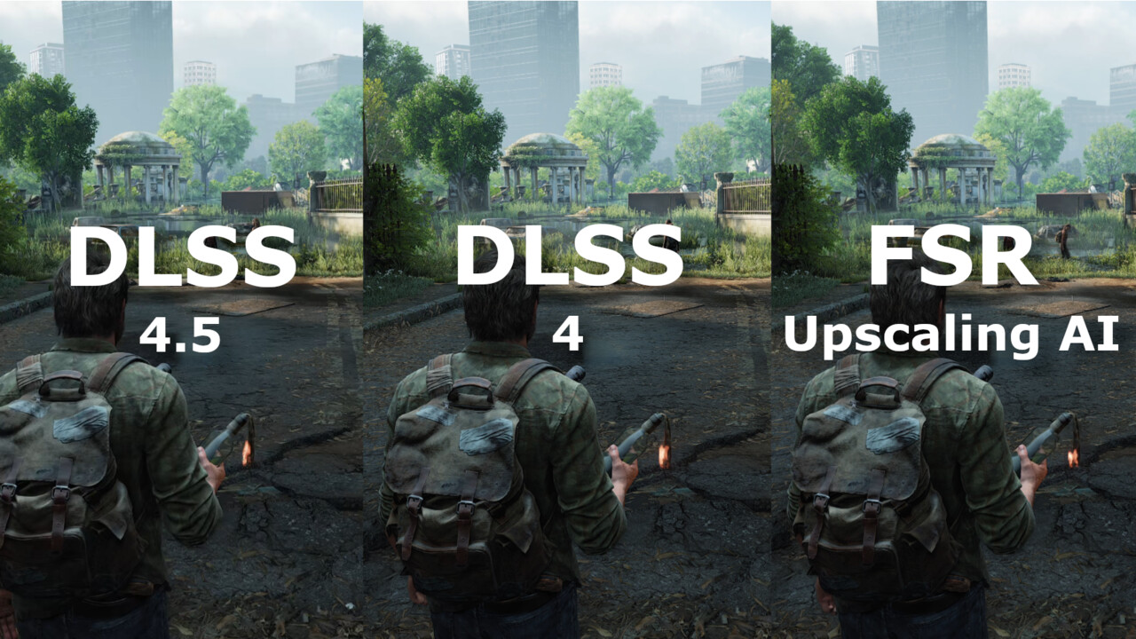 DLSS 4.5 vs DLSS 4 vs. FSR AI im Test: Die Bildqualität im direkten Side-by-Side-Video-Vergleich