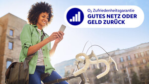 „Gutes Netz oder Geld zurück“: O2 führt eine Zufriedenheits­garantie von 30 Tagen ein