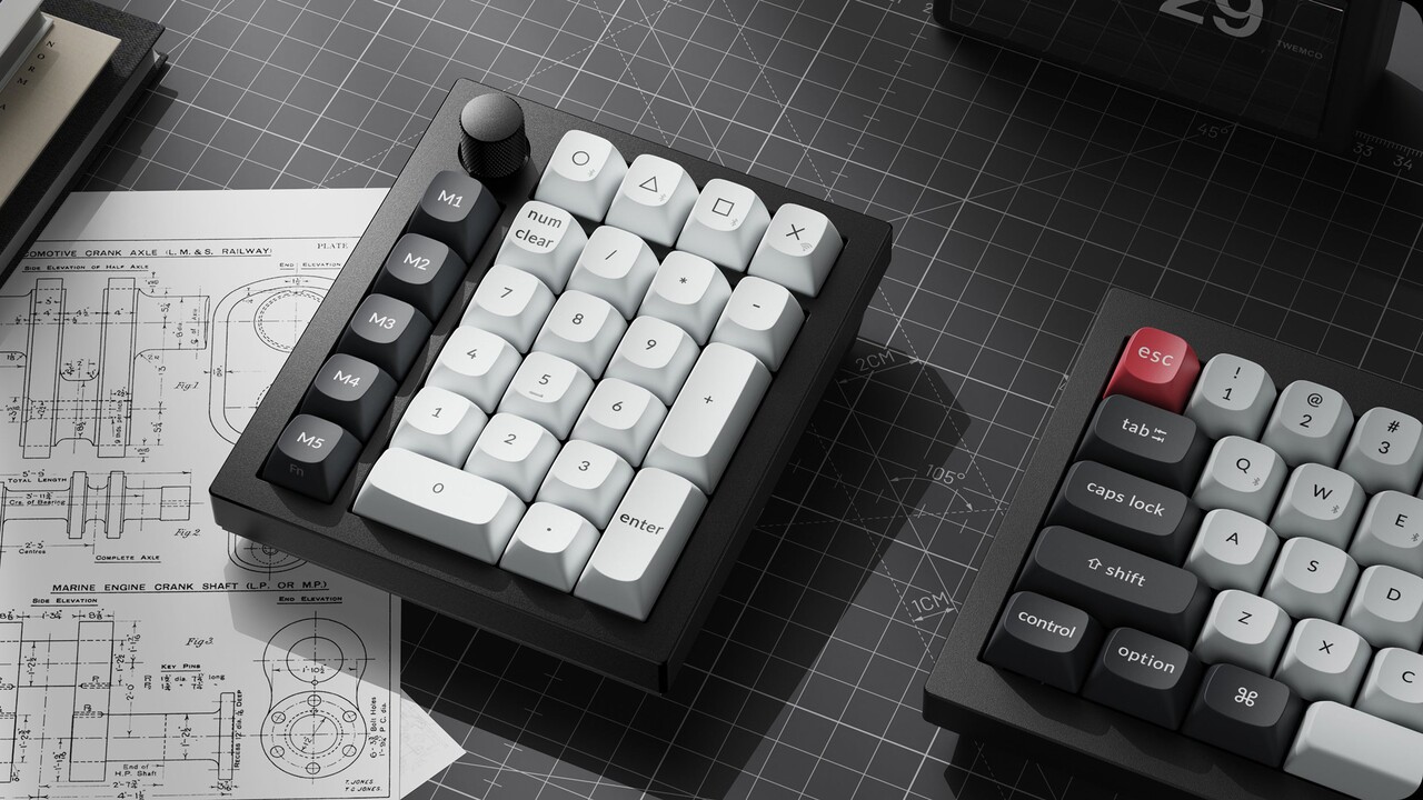 Keychron Q0 HE QMK Wireless: Luxus-Nummernblock rüstet schmale Tastaturen nach
