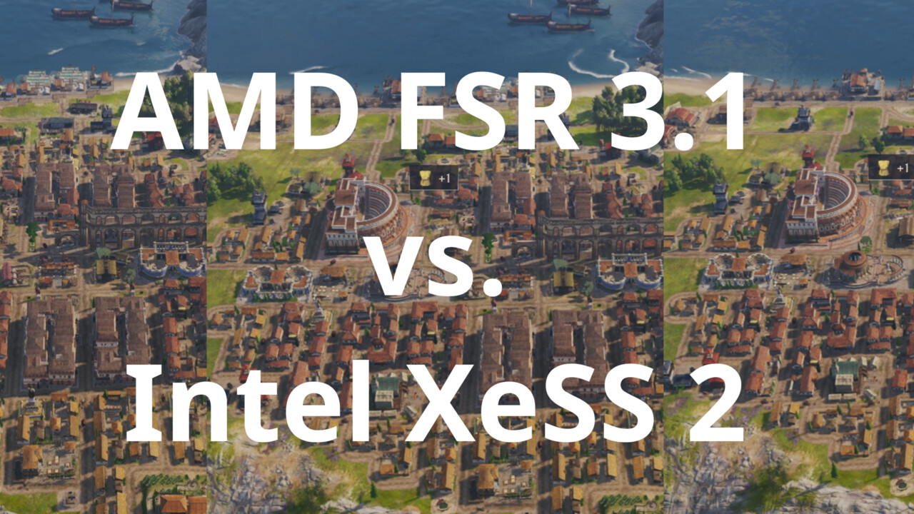 FSR 3.1 vs. XeSS (XMX & DP4a) im Test: Die Bildqualität im direkten Side-by-Side-Video-Vergleich