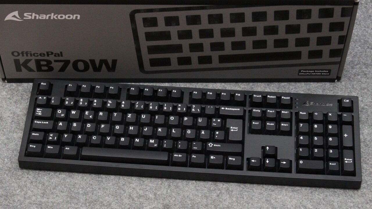 Sharkoon OfficePal KB70W im Test: So schön kann eine langweilige Tastatur sein