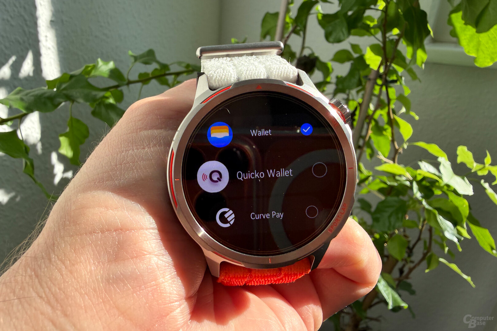 Curve Pay als Standardzahlungsmittel festlegen