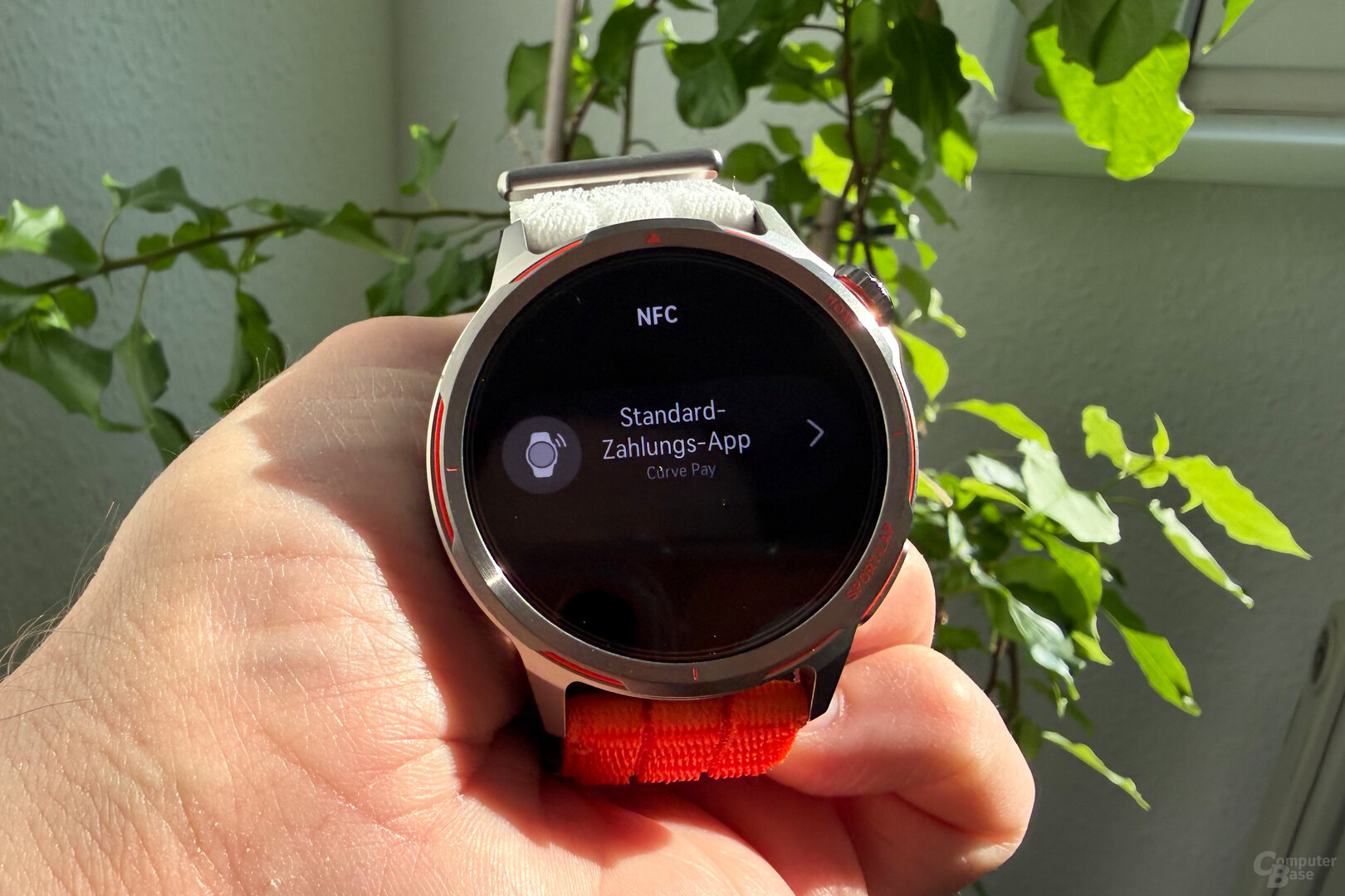Curve Pay als Standardzahlungsmittel festlegen