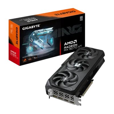 Radeon RX 9070 XT: Gaming, Gaming OC, Gaming OC ICE und AORUS Elite von GIGABYTE