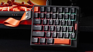 Einhänder-Tastatur: Epomaker HE30 halbiert das Tastenfeld für Gaming