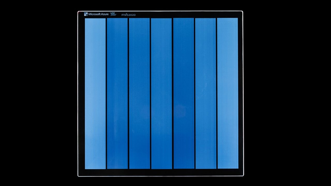 Microsoft Project Silica: Gläserner Ewigkeitsspeicher wird günstiger und schneller Microsoft Project Silica: Gläserner Ewigkeitsspeicher wird günstiger und schneller